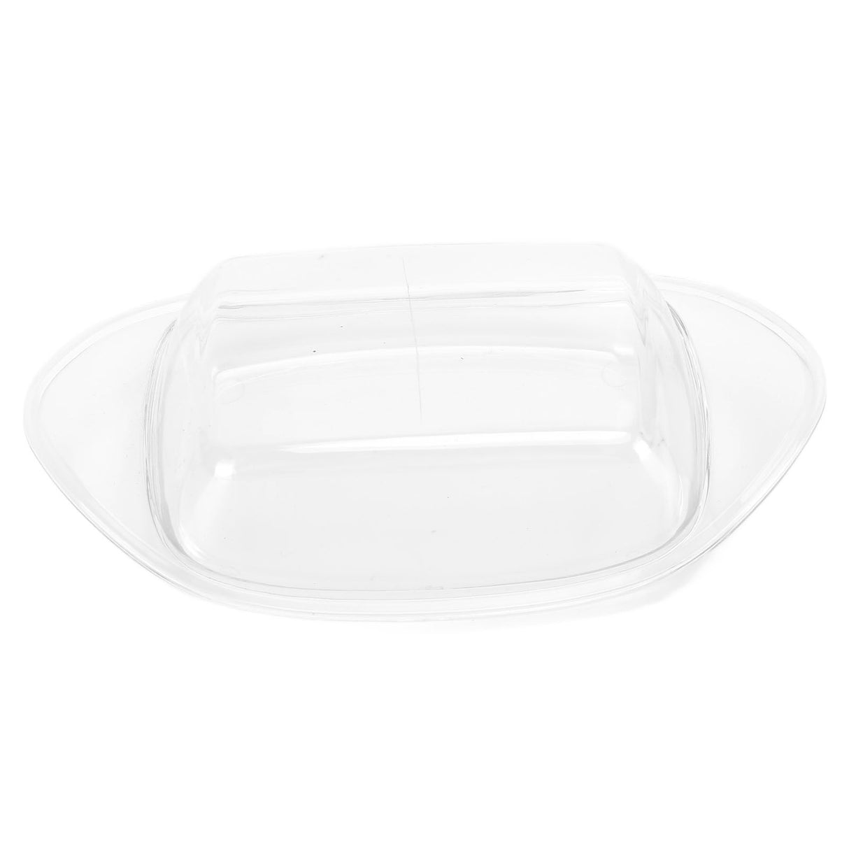 ShipShaped Butter Cutting Box with Cutting Knife and Lid Food Grade Chesse Container for Kitchen(Transparent )