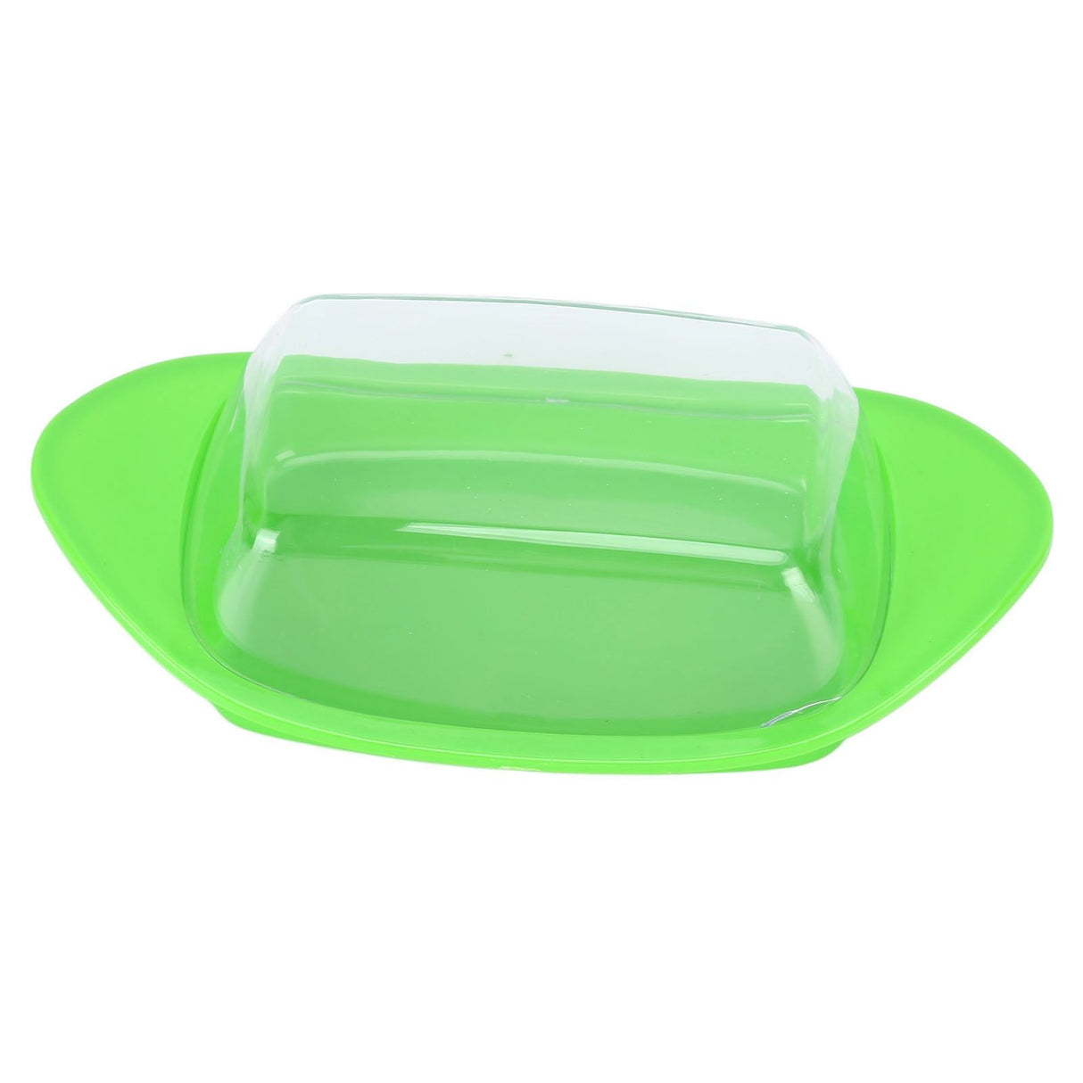 ShipShaped Butter Cutting Box with Cutting Knife and Lid Food Grade Chesse Container for Kitchen(Green )