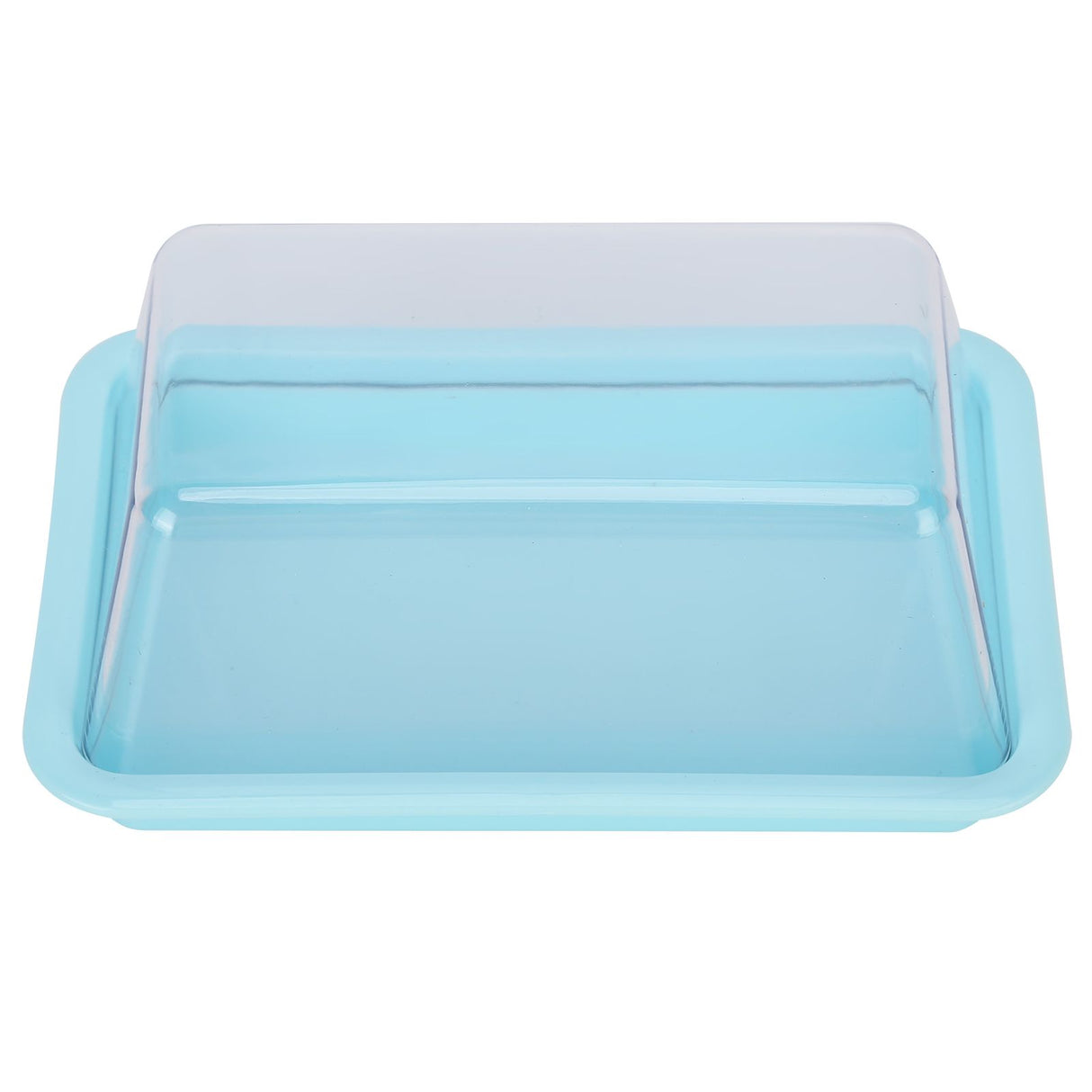Rectangular Butter Cutting Box with Lid Portable Butter Storage Box for Home KitchenBlue