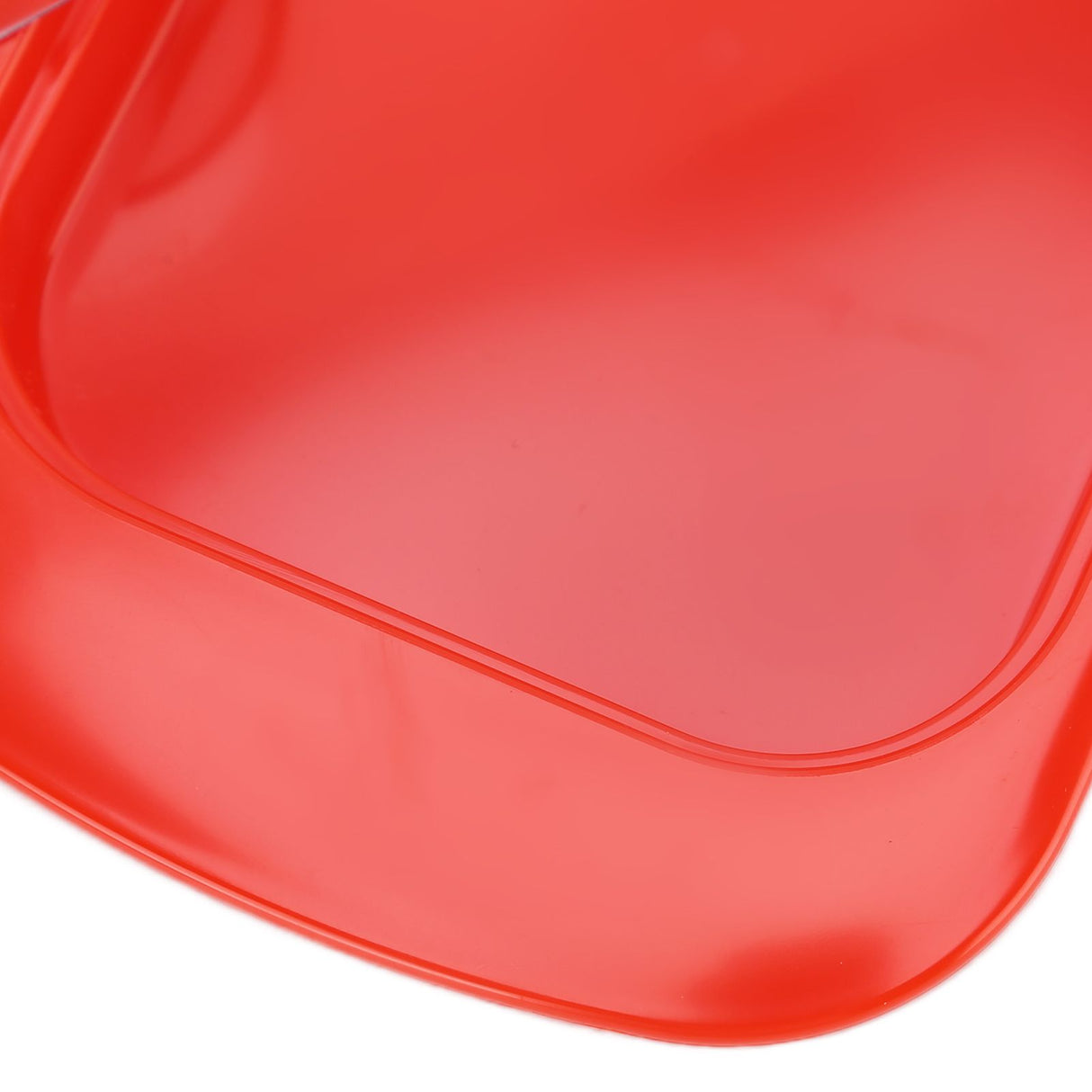 Wide Rectangular Butter Container with Lid Knife Portable Small Cheese Dish Holder Tray for Home KitchenRed