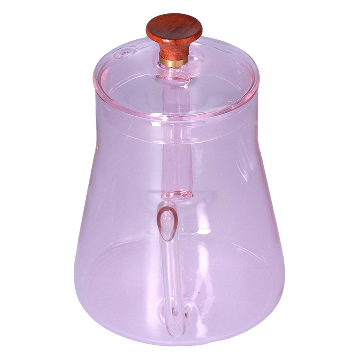 Long Spout Kettle Large Capacity Heat Resistant Easy to Clean Long Mouth Coffee PotPink
