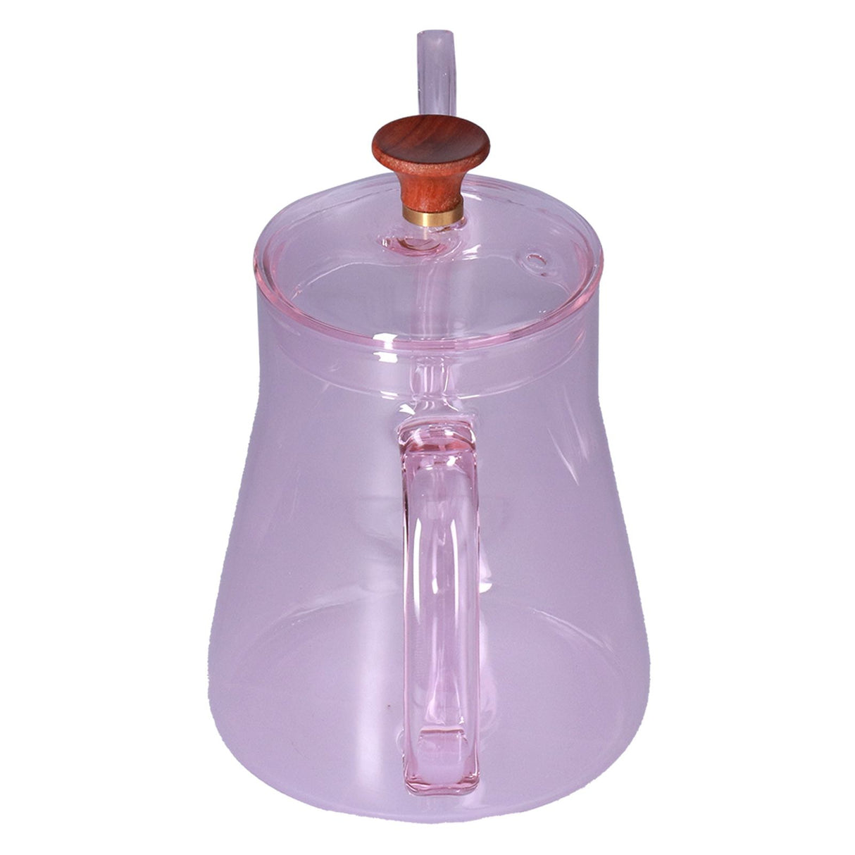 Long Spout Kettle Large Capacity Heat Resistant Easy to Clean Long Mouth Coffee PotPink
