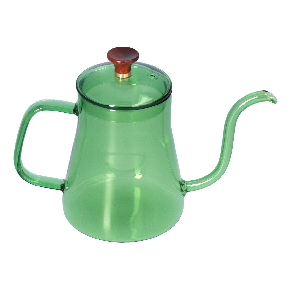 Long Spout Kettle Large Capacity Heat Resistant Easy to Clean Long Mouth Coffee PotGreen