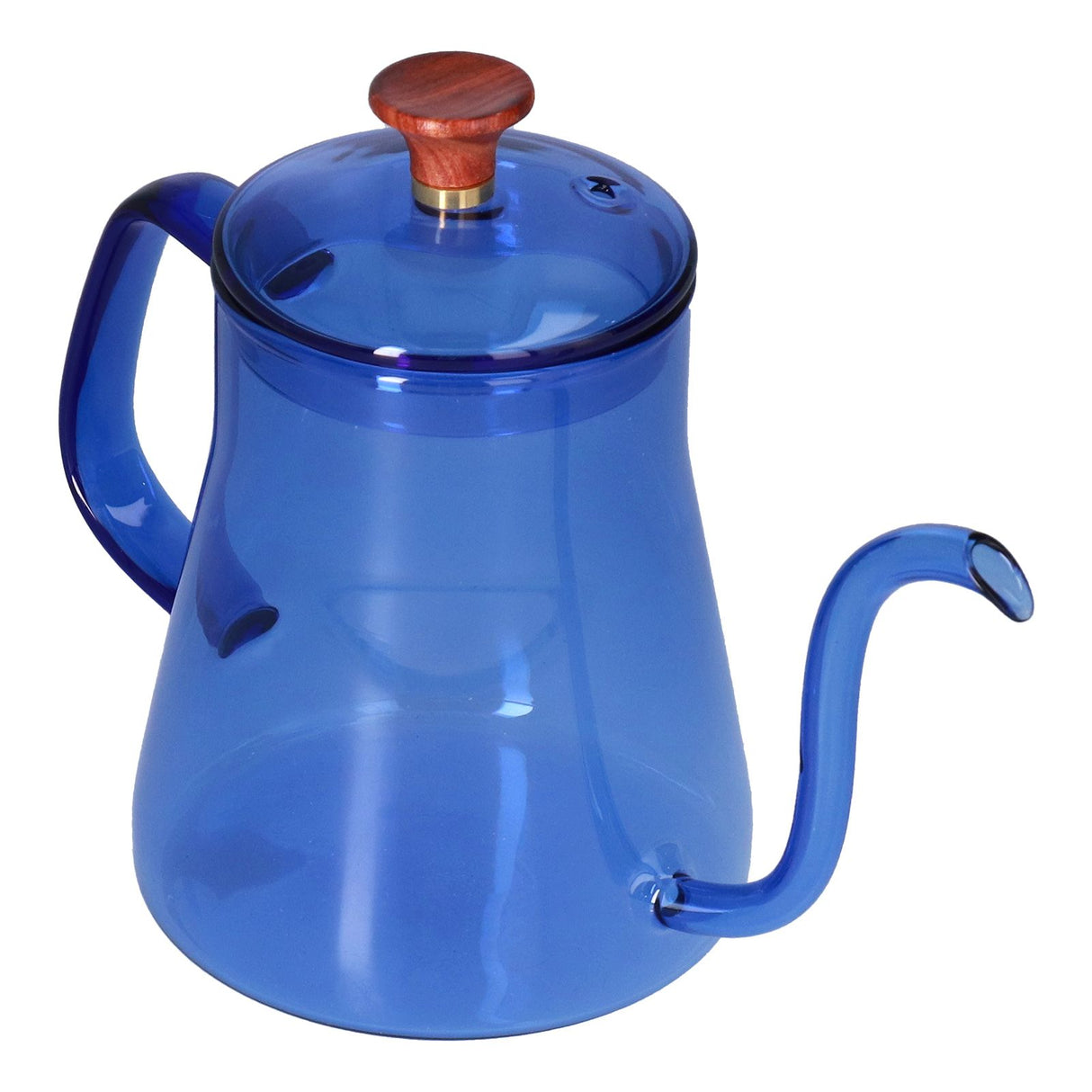 Long Spout Kettle Large Capacity Heat Resistant Easy to Clean Long Mouth Coffee PotBlue