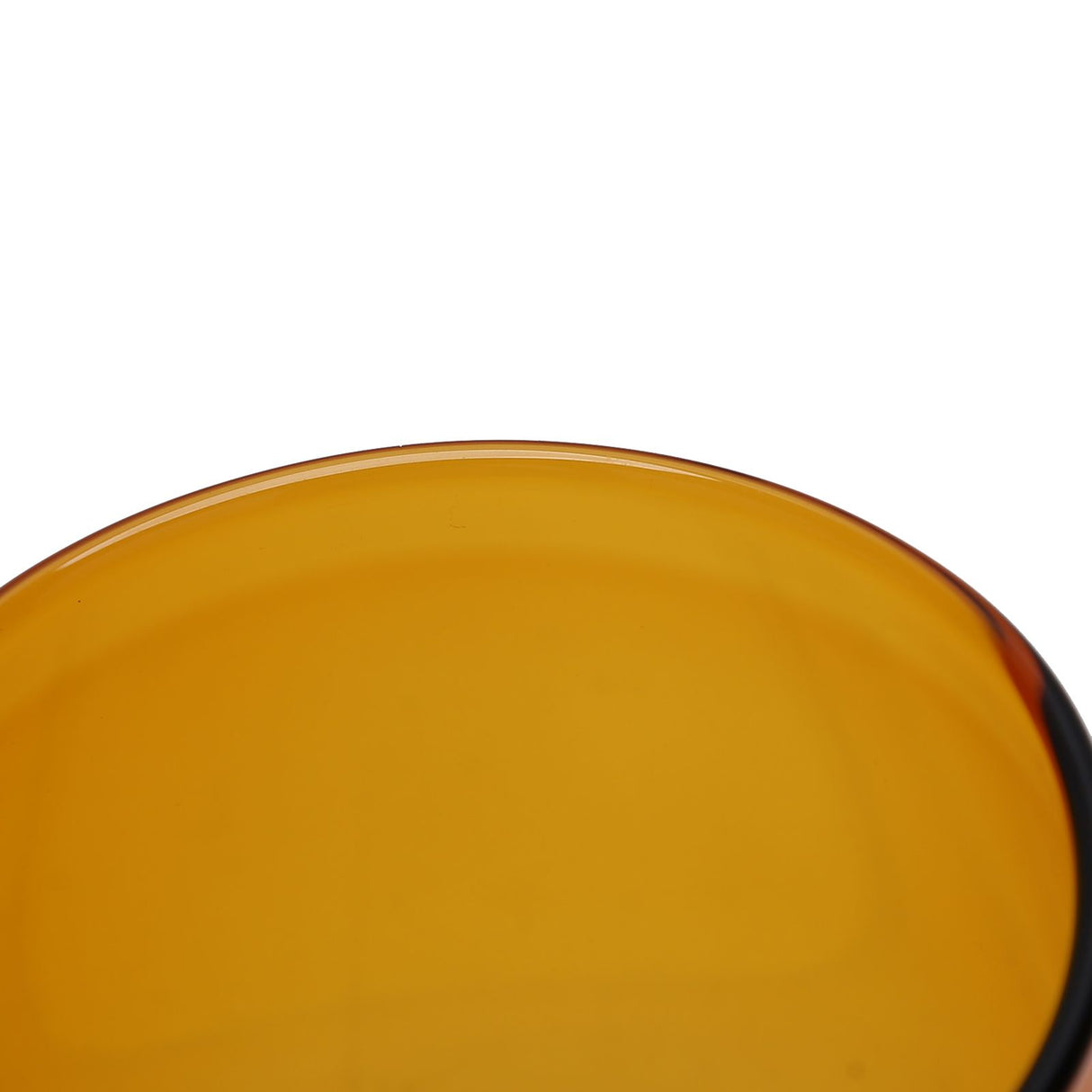 350ml Glass Coffee Cup Crystal Coffee Mug with Handle High Temperature Resistance for Home and CafeAmber