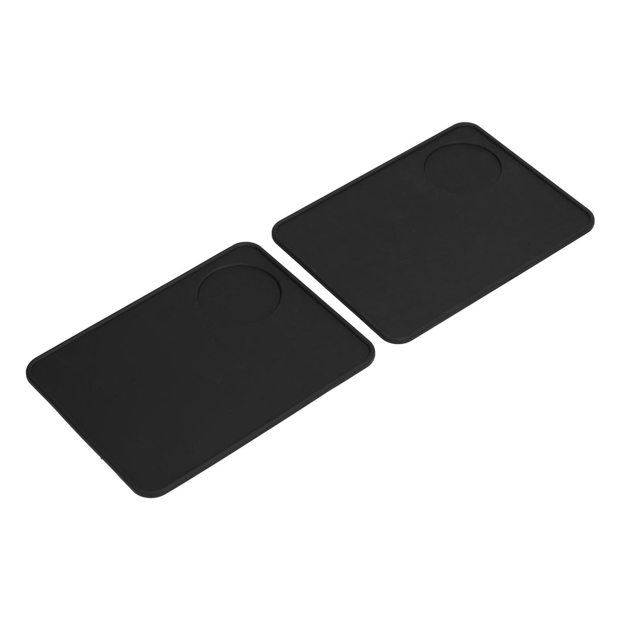 2 Pcs Coffee Tamper Mat Anti Slip Silicone Coffee Powder Tamping Pad for Home Kitchen Bar