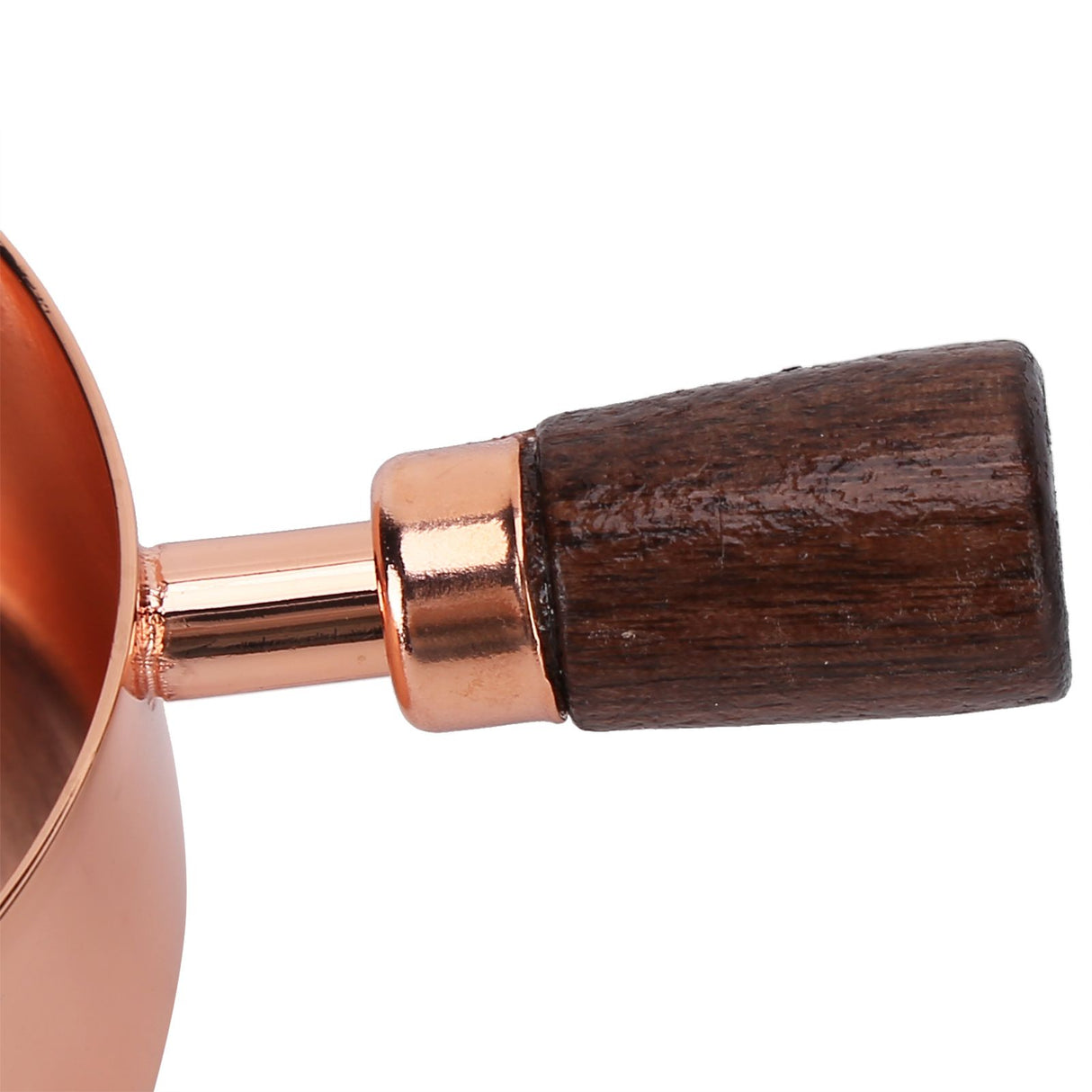 Sauce Pan Wooden Handle Rose Gold Stainless Steel Sauce Pot for Cooking Kitchen Ware1/2cup
