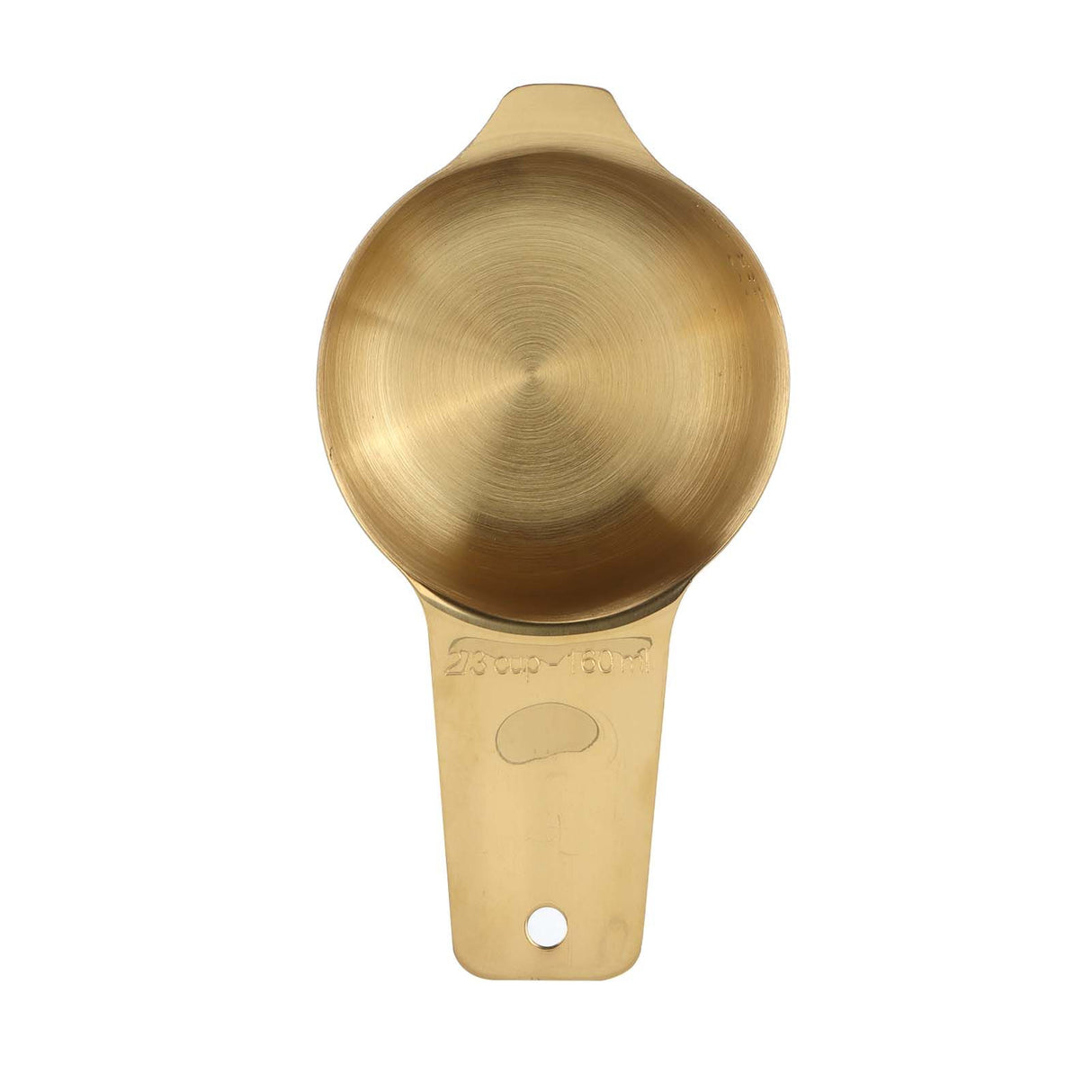 18PCS Measuring Cup Stainless Steel Gold Coffee Spoon Cup Set Baking Scale Measuring Scoop Cup Set