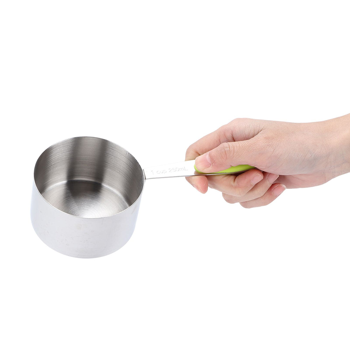 10Pcs/Set Stainless Steel Spoon Kitchen Baking Tools with Silicone Handle Removable Buckle