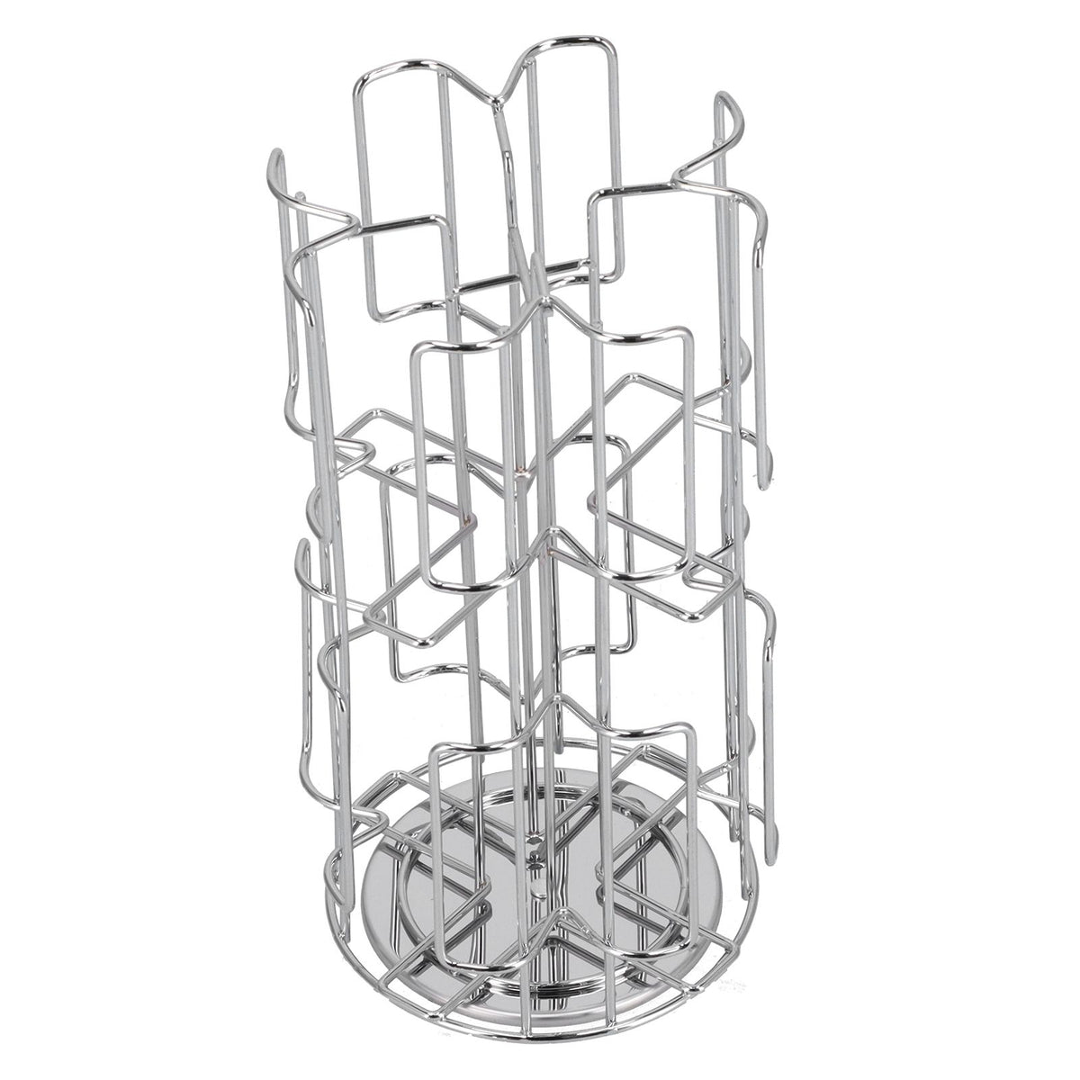 Household Coffee Capsule Holder Rotatable Storage Rack Shelf for 64Pcs Capsule Kitchen