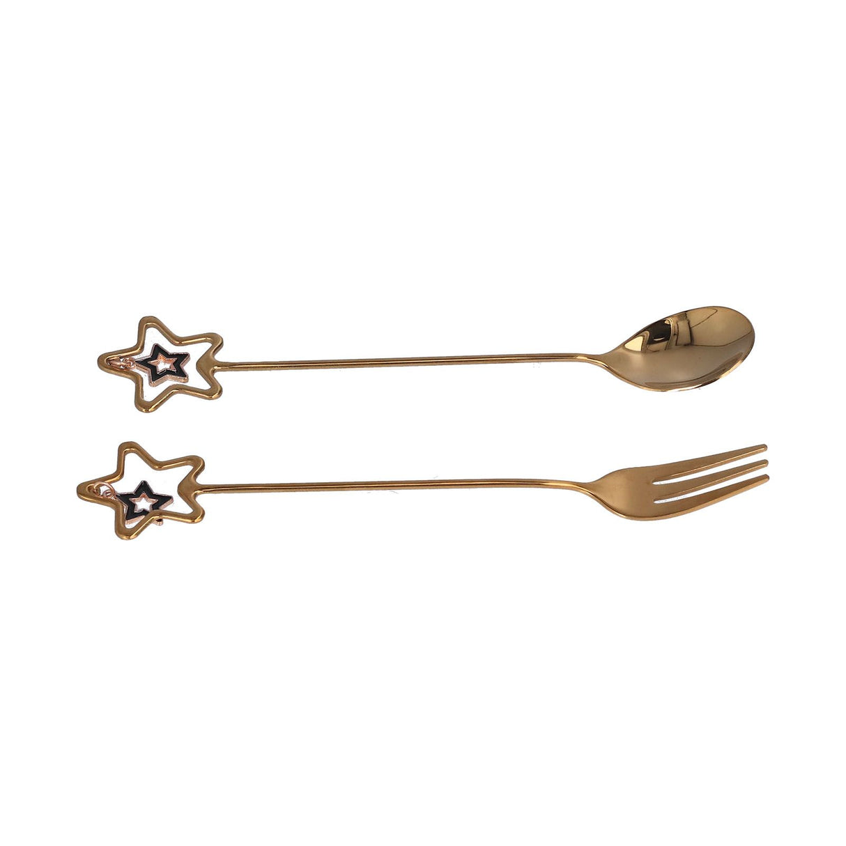 Innovative Pendant Spoon Multipurpose Stirring Dessert Fork for Wedding Kitchen HotelStar Shaped