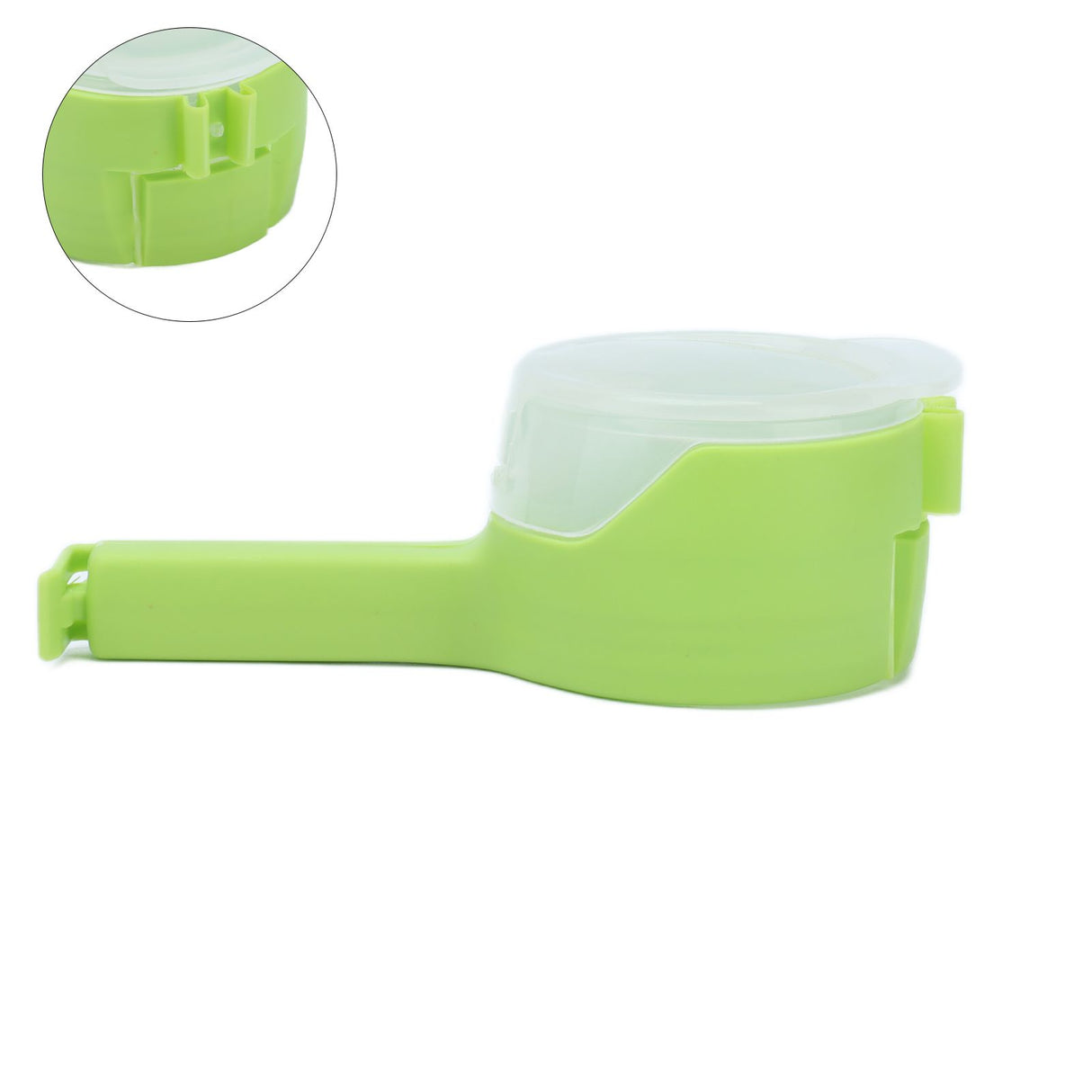 Food Storage Bag Seal Clips Plastic Non Toxic Sealing Clips with Pour Spout for Kitchen Food Organization