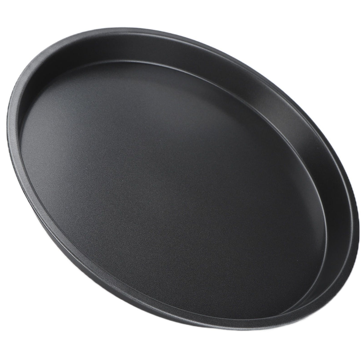 2Pcs Non Stick Pizza Pan Deep Thickened Carbon Steel Baking Pan for Kitchen Bakery10in