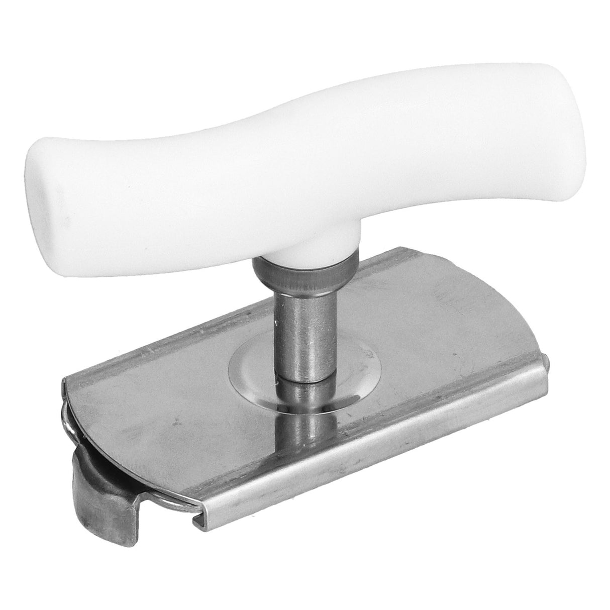 Stainless Steel Can Opener Portable Manual Bottle Opener with Ergonomic Handle Convenient to Use for KitchenWhite