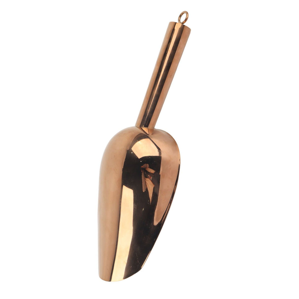 Ice Scooper Stainless Steel U Shaped Sturdy Food Grade Ice Bucket Scoop for Home Hotel Restaurant Rose Gold