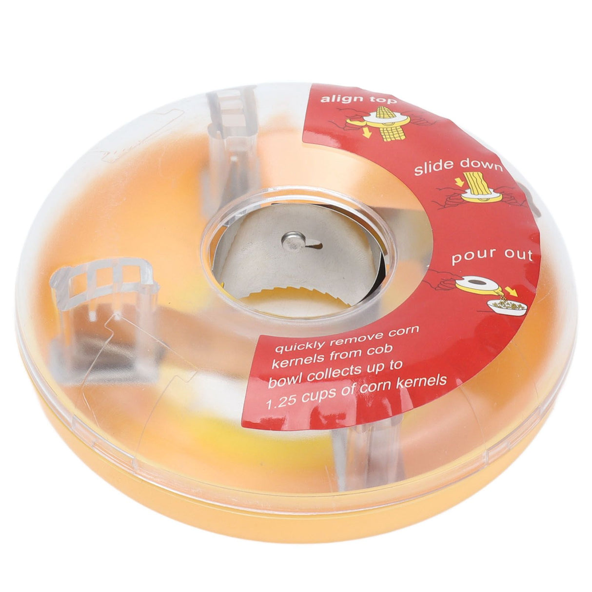 Corn Kerneler Stainless Steel Efficient Small Portable Manual Corn Stripper for Kitchen Home Restaurant