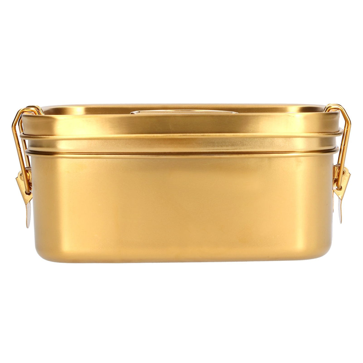 1.5L 2 Layer Lunch Box Portable Leakproof 304 Stainless Steel Bento Food Container Dinnerware for Home OfficeGold