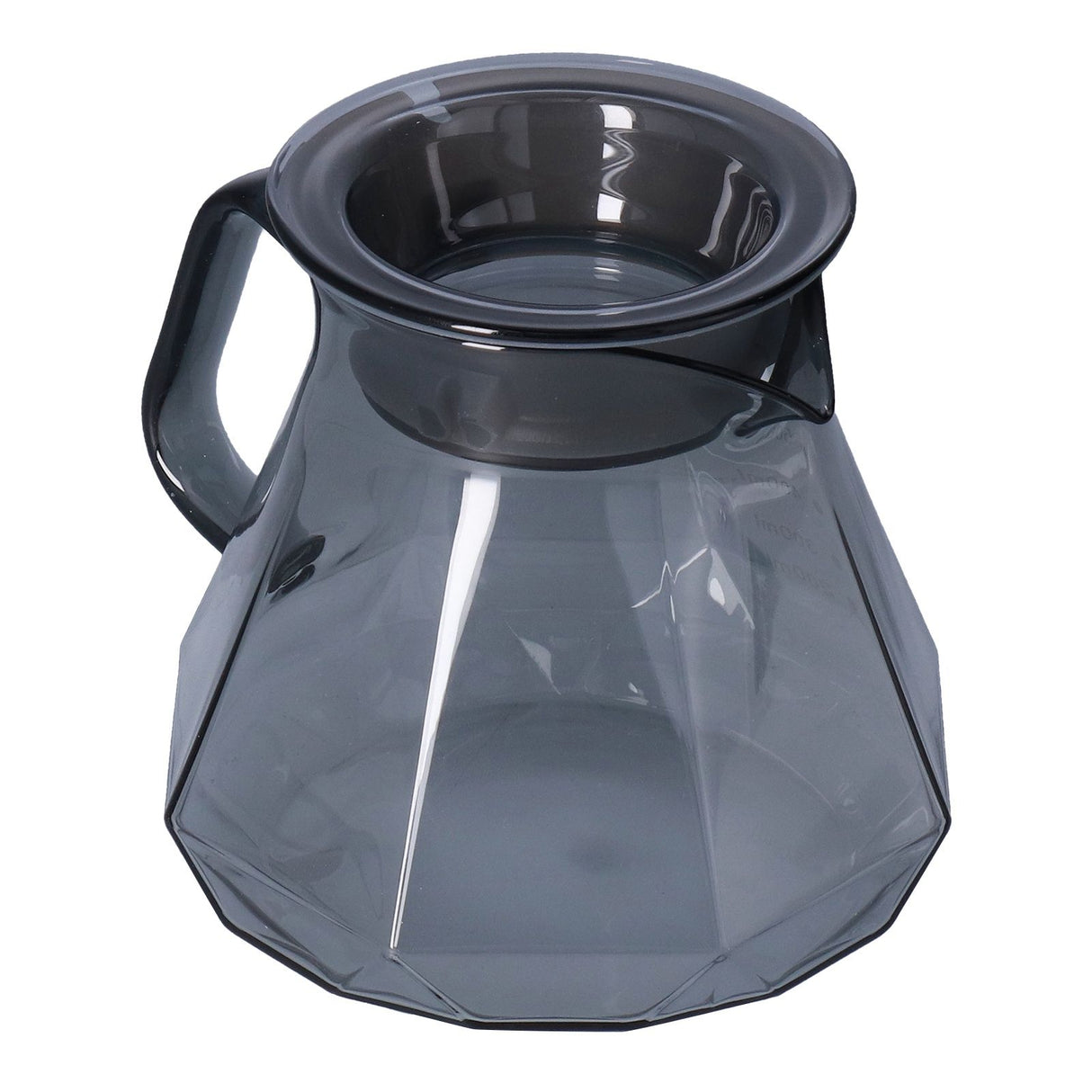 Coffee Kettle Heat Resistant Coffee Sharing Pot Transparent Black Glass Tea Pot for Kitchen Home600ml