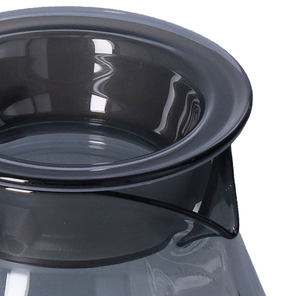 Coffee Kettle Heat Resistant Coffee Sharing Pot Transparent Black Glass Tea Pot for Kitchen Home600ml
