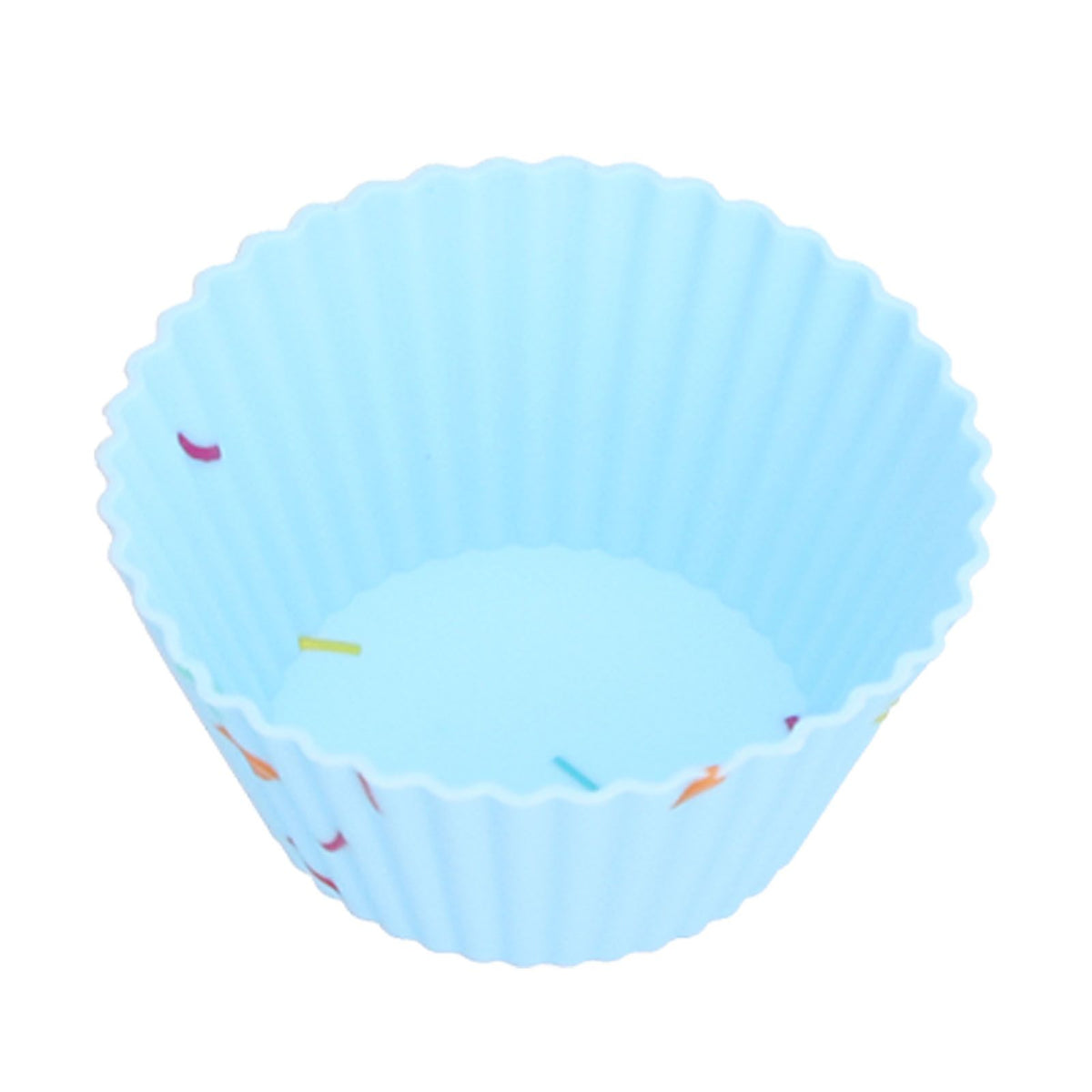 20Pcs Silicone Cupcake Mold Non Stick Reusable Baking Molds for Muffin Biscuits Cheese Cake PastriesRound
