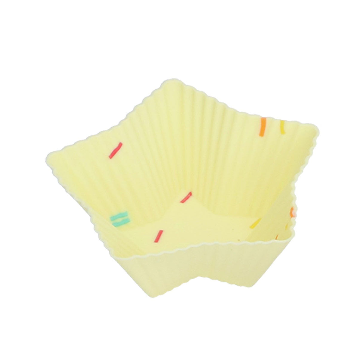 20pcs Silicone Baking Cups Bright Colors Cute Shapes Reusable Cake Making Molds for Donuts PuddingsStar Set