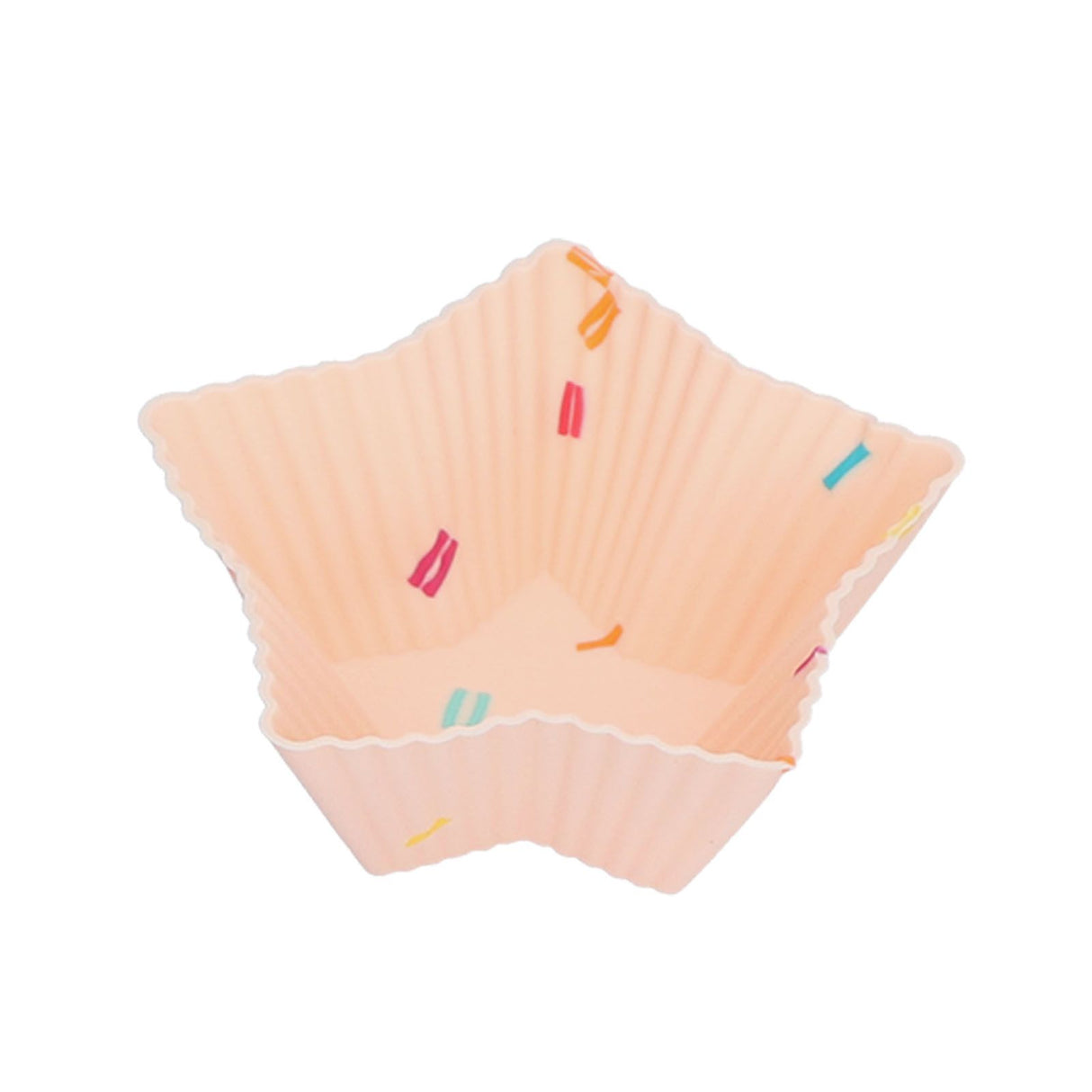 20pcs Silicone Baking Cups Bright Colors Cute Shapes Reusable Cake Making Molds for Donuts PuddingsStar Set
