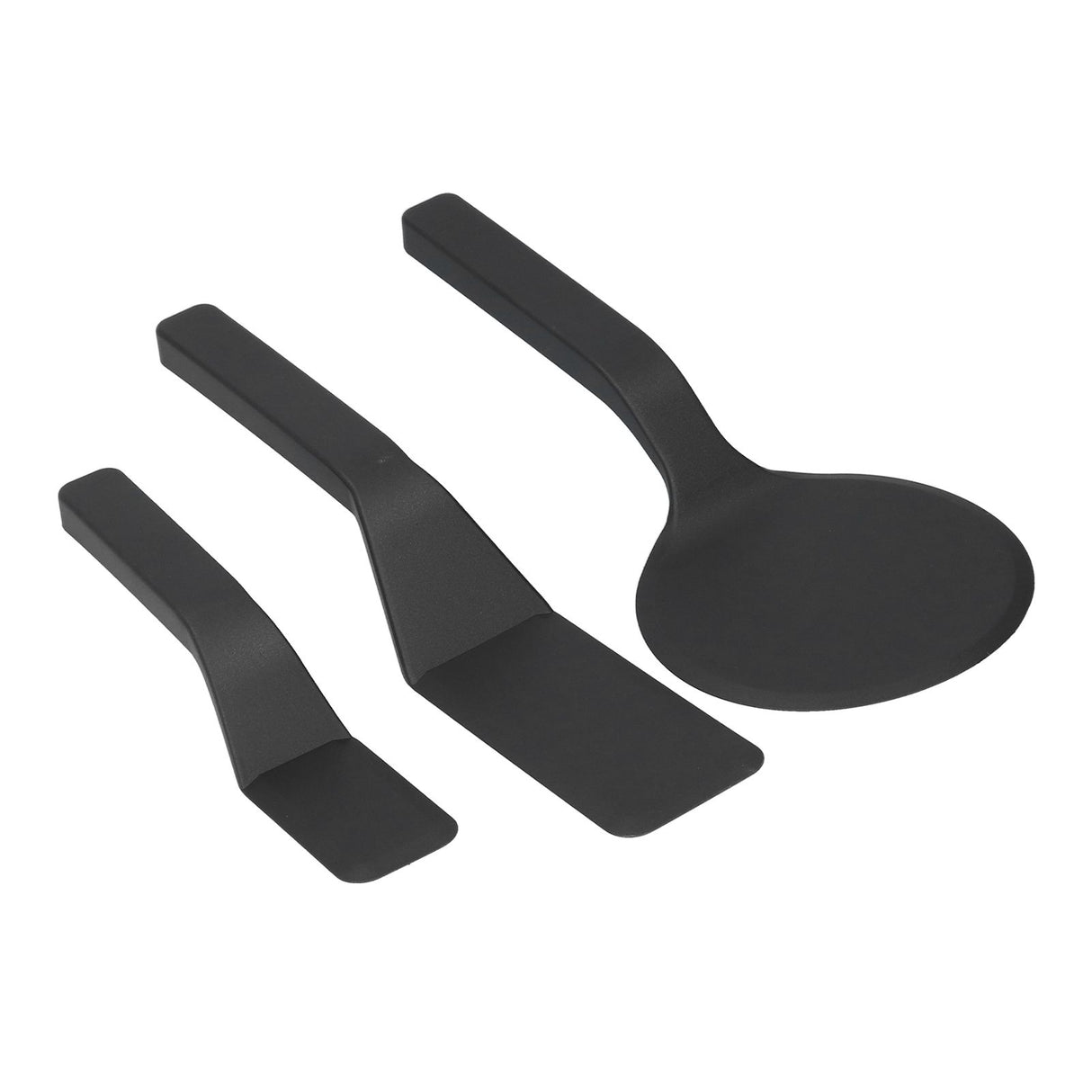 3Pcs Spatula Set Nylon Scraper with Beveled Edge Kitchen Utensils For Frying Egg Bread Muffins