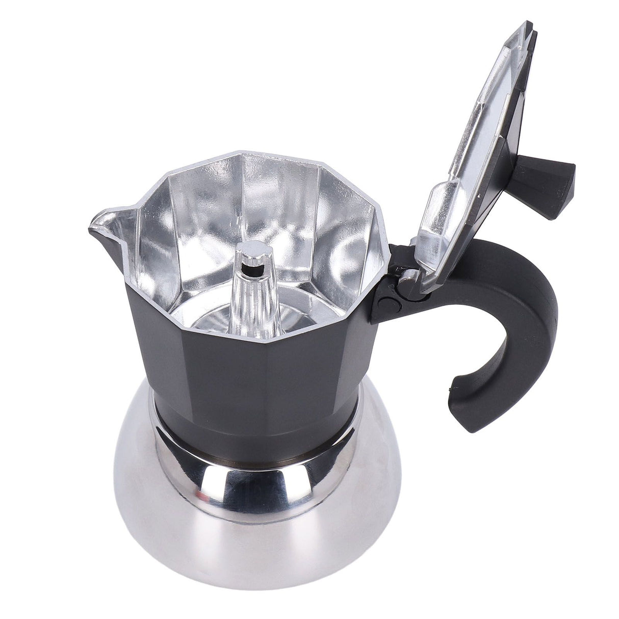 Coffee Pot Easy Clean Operation Widely Used Aluminum Stainless Steel Compact Size Coffee Maker300ml