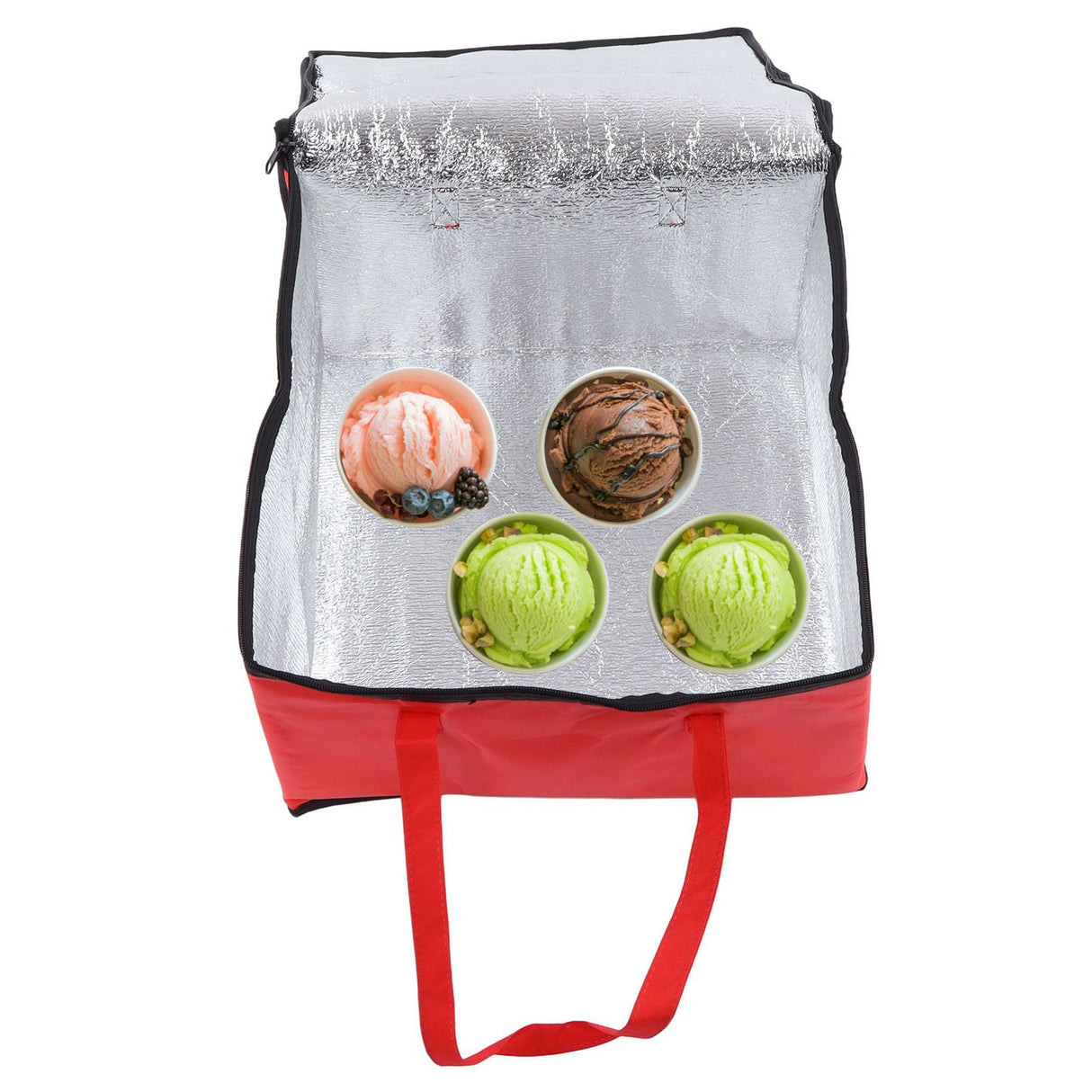 Insulated Bag Multi Size Non Woven Fabric Warmer Keeping Aluminum Foil Baking Portable Insulation Bag40x40x24CM