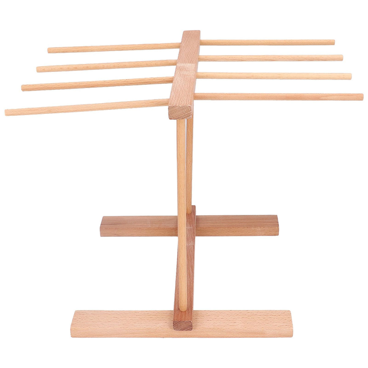 Wooden Noodle Drying Rack 15.4 X 8.7 X 11.8in Foldable Prevent Slipping Pasta Drying Rack for Home