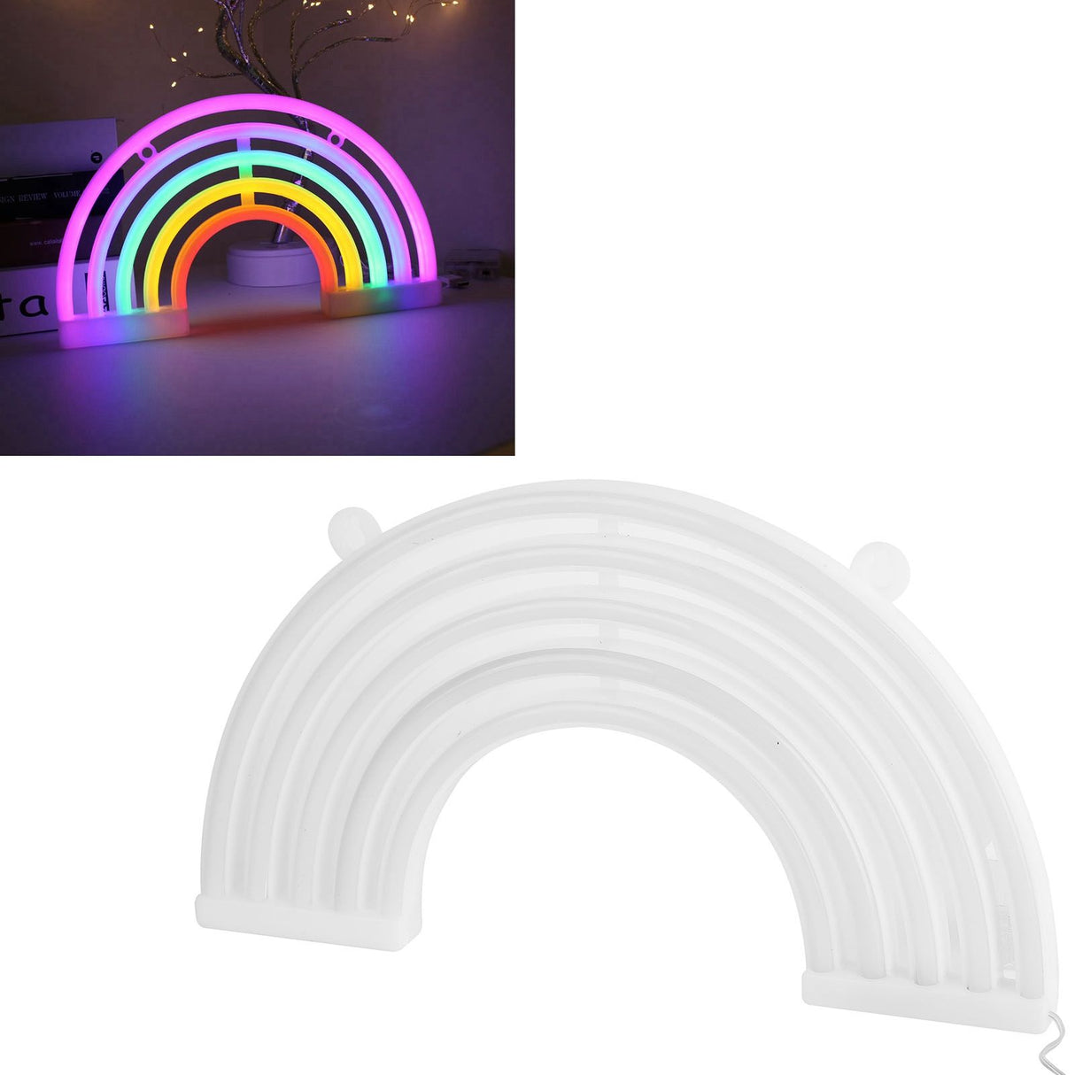 Neon Light LED Acrylic Backboard Latex Neon Light Battery Powered Night Light for Christmas New Year Birthday Performance