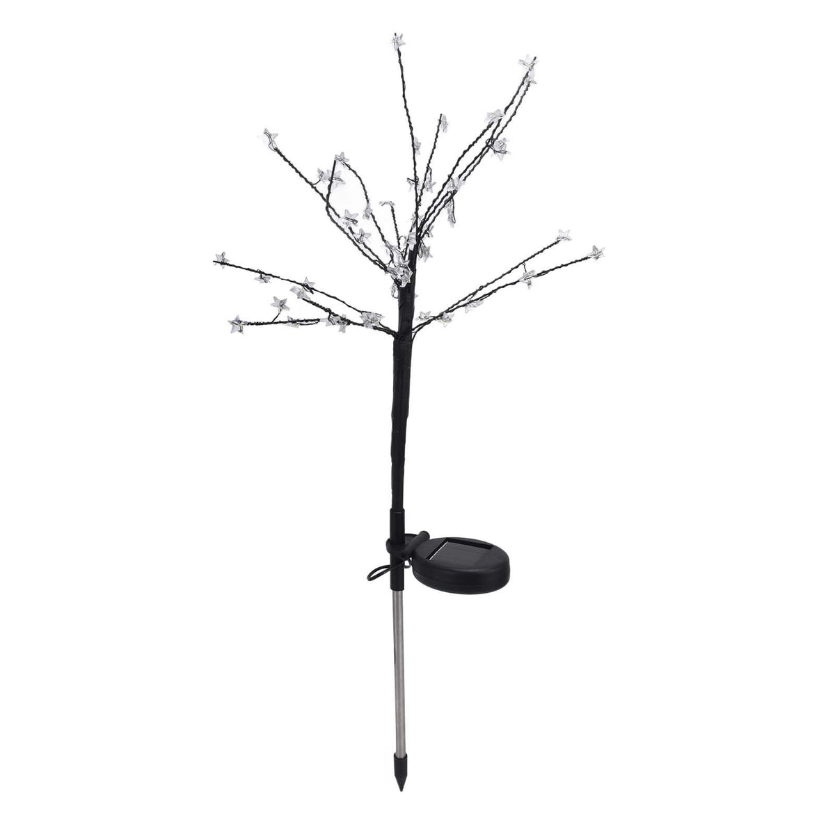 2PCS Solar Lawn Light LED Star Lawn Light Waterproof 2-Mode Courtyard Lamp for Garden Decorative
