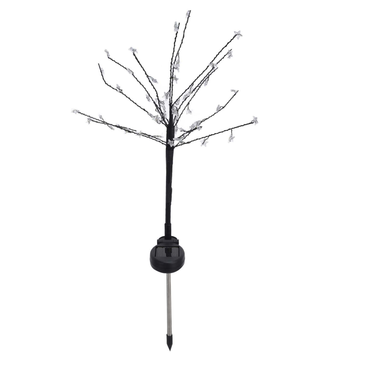 2PCS Solar Lawn Light LED Star Lawn Light Waterproof 2-Mode Courtyard Lamp for Garden Decorative