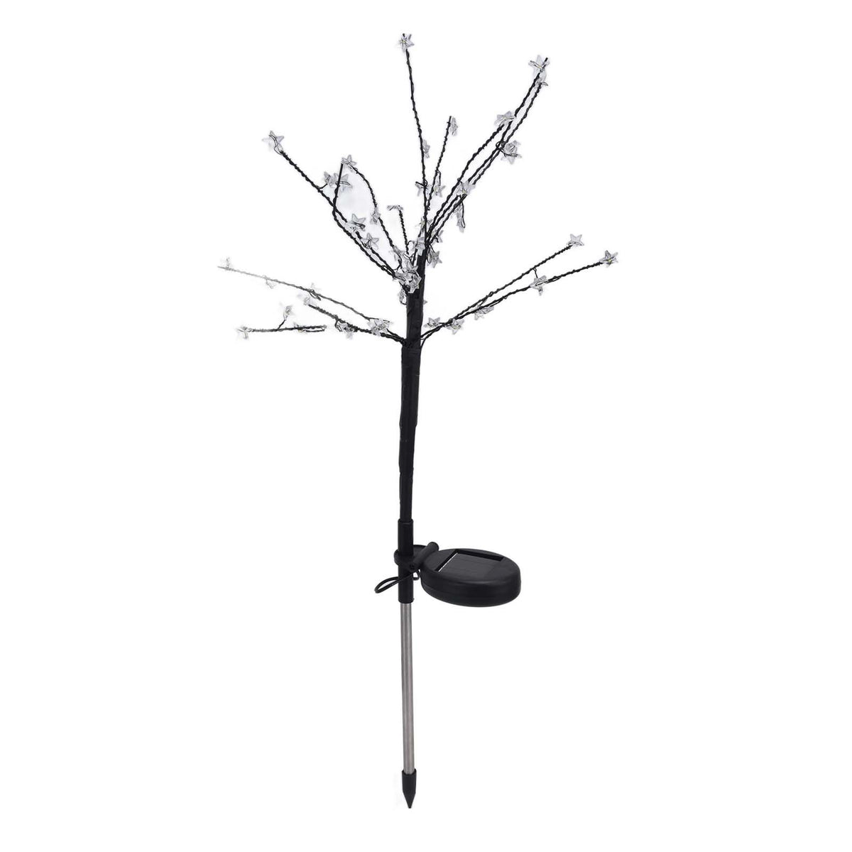 2PCS Solar Lawn Light LED Star Lawn Light Waterproof 2-Mode Courtyard Lamp for Garden Decorative