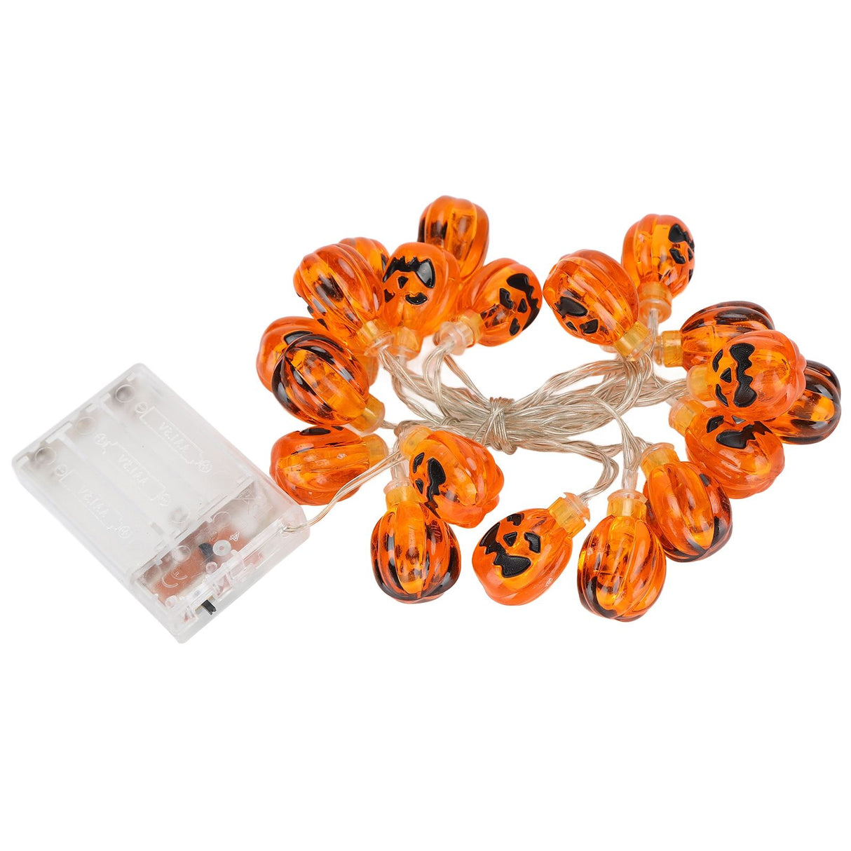 Halloween Pumpkin Lanterns String Battery Operated LED Pumpkin String Lights for Indoor Outdoor Halloween Decorations