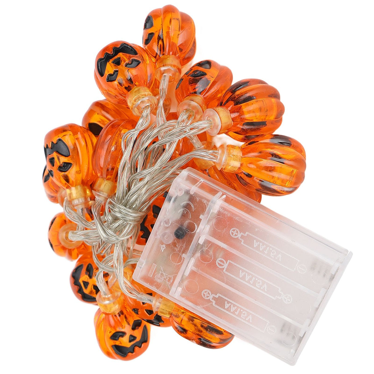 Halloween Pumpkin Lanterns String Battery Operated LED Pumpkin String Lights for Indoor Outdoor Halloween Decorations