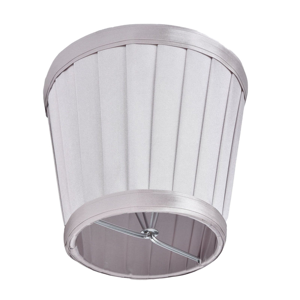 2Pcs Small Lamp Shades Wearproof Smooth Exquisite Lightweight Safe Convenient Table Lampshade0207 Silver