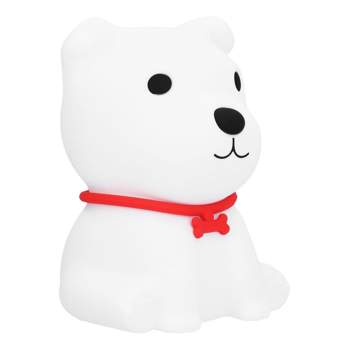 Cute Dog Shaped Silicone Lamp Kids Night Light Portable Bedside Light for Baby Sleeping Nursery USB Charging