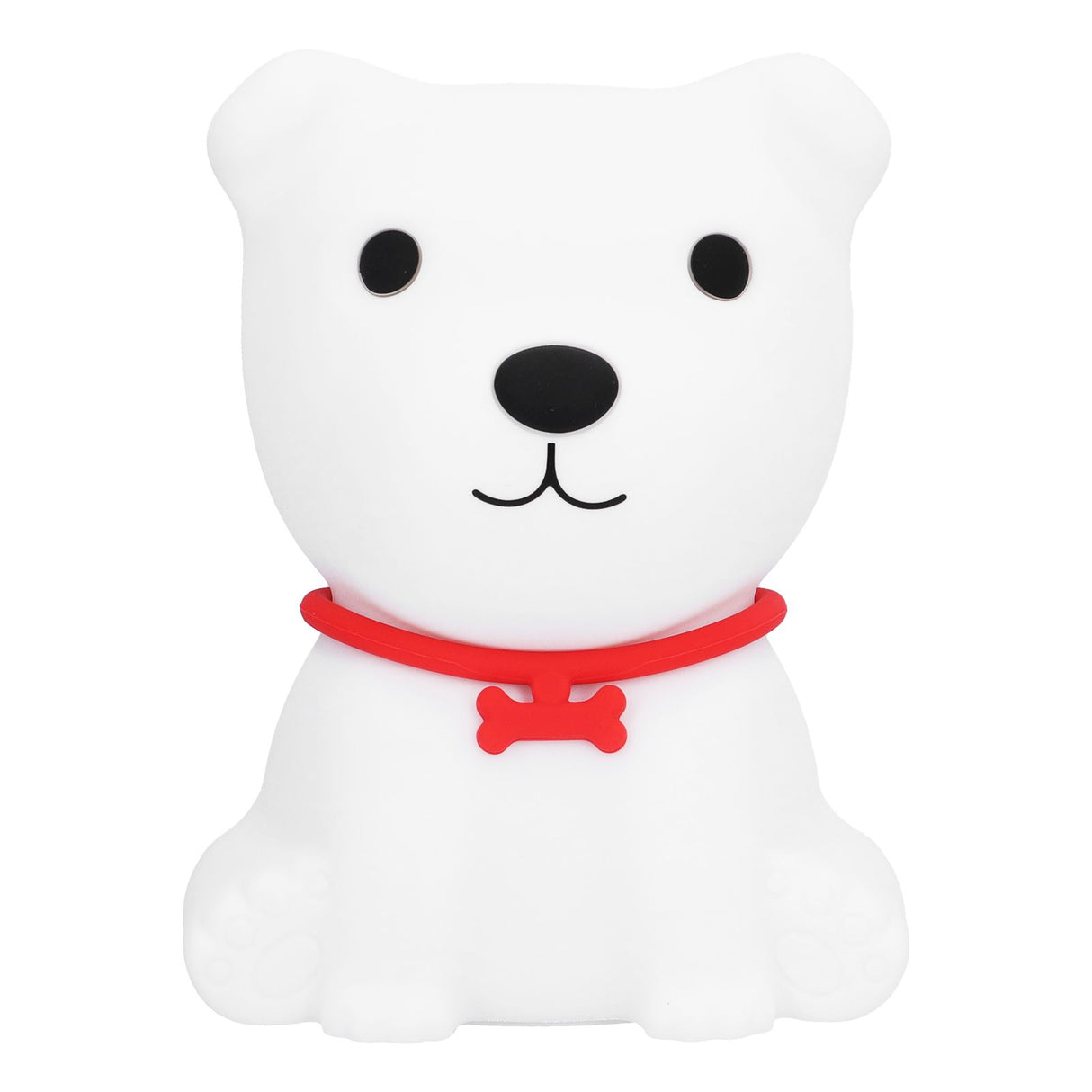 Cute Dog Shaped Silicone Lamp Kids Night Light Portable Bedside Light for Baby Sleeping Nursery USB Charging