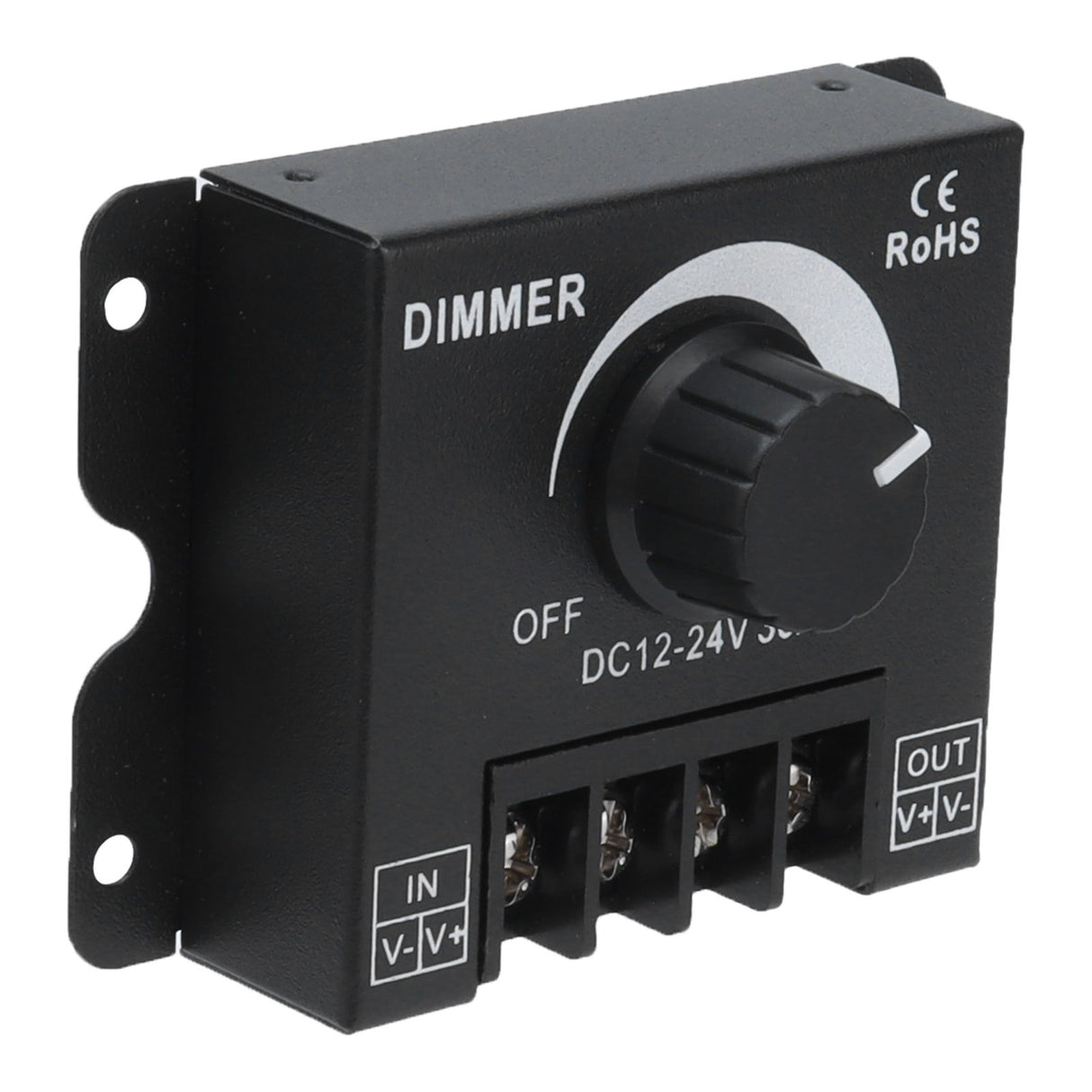 30A LED Dimmer PWM Unicolor Single Channel Adjustable Dimming Controller DC 12V‑24V