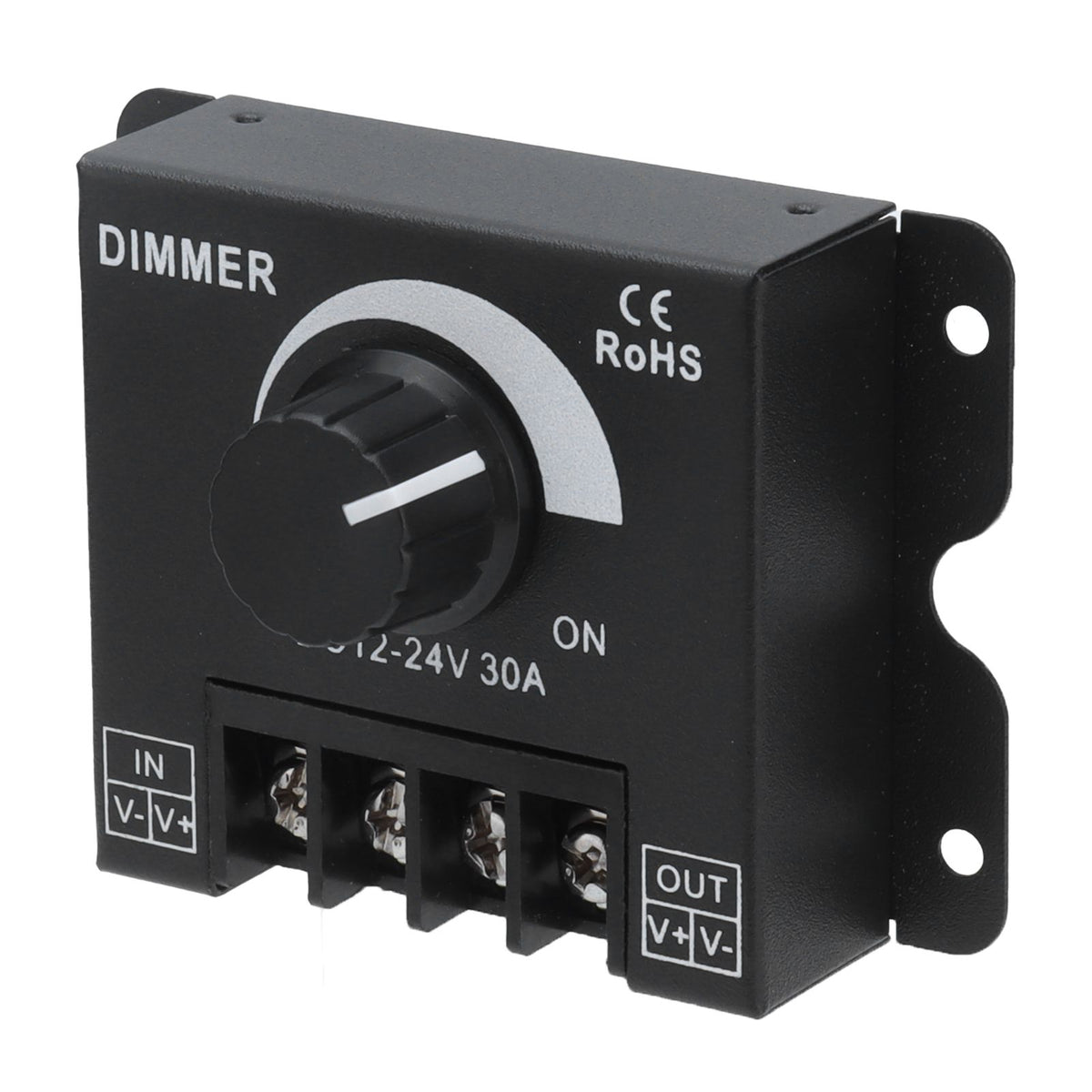 30A LED Dimmer PWM Unicolor Single Channel Adjustable Dimming Controller DC 12V‑24V
