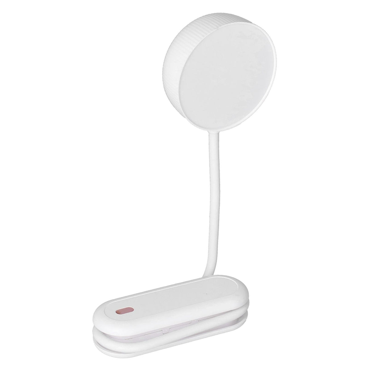 LED Desk Lamp with Gooseneck Night Light 3 Color Stepless Dimming Foldable Eye Protection Lamp USB ChargingWhite