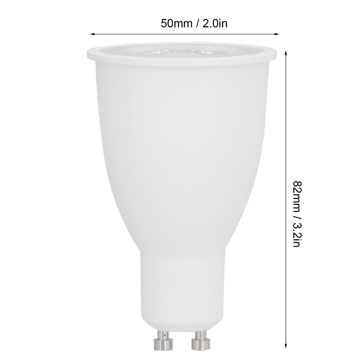 GU10 15W 1650lm LED Spotlight Embedded LED Spot Light Bulb for Home Office 100‑265VWarm Light