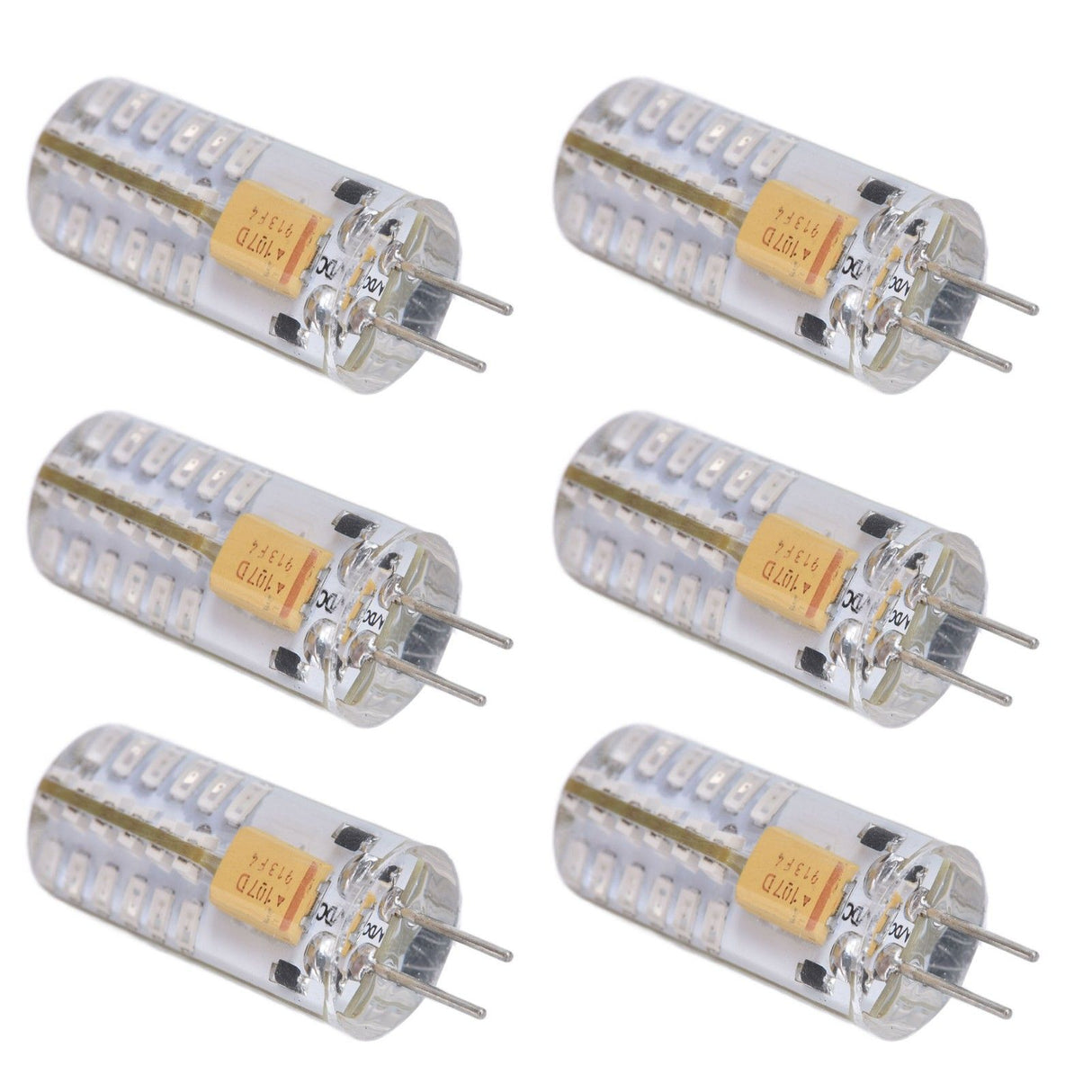 6Pcs LED Bulb Easy Install Light Transmission Uniform Light Output Color Bulb for Party Home 12VBlue