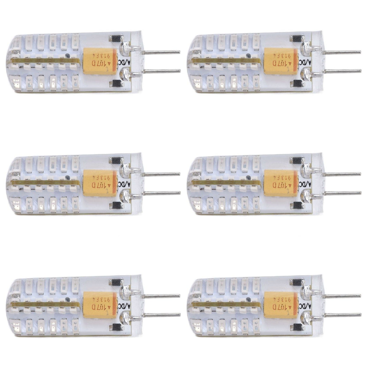 6Pcs LED Bulb Easy Install Light Transmission Uniform Light Output Color Bulb for Party Home 12VBlue