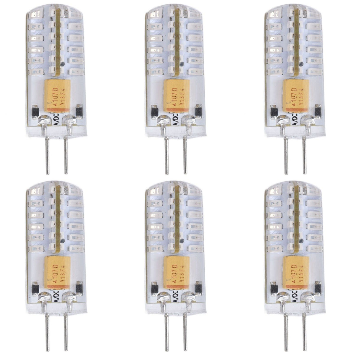 6Pcs LED Bulb Easy Install Light Transmission Uniform Light Output Color Bulb for Party Home 12VBlue