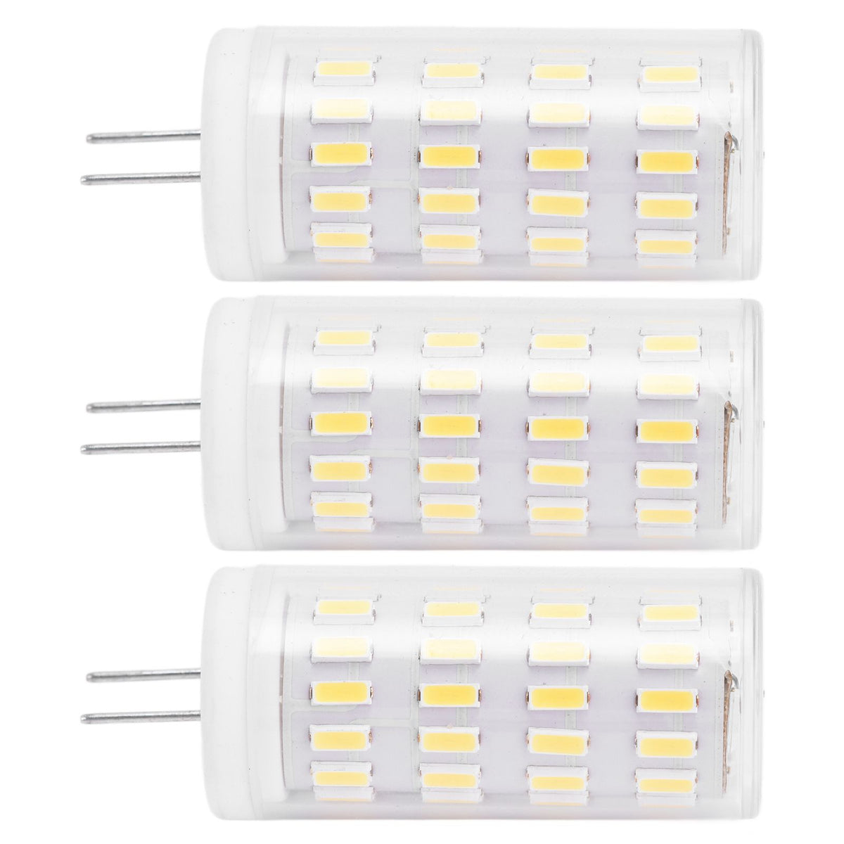 3PCS G4 LED Bulb 5W T3 JC Type Double Pin Base AC DC12‑24V Dimmable Outdoor Landscape BulbNatural Light