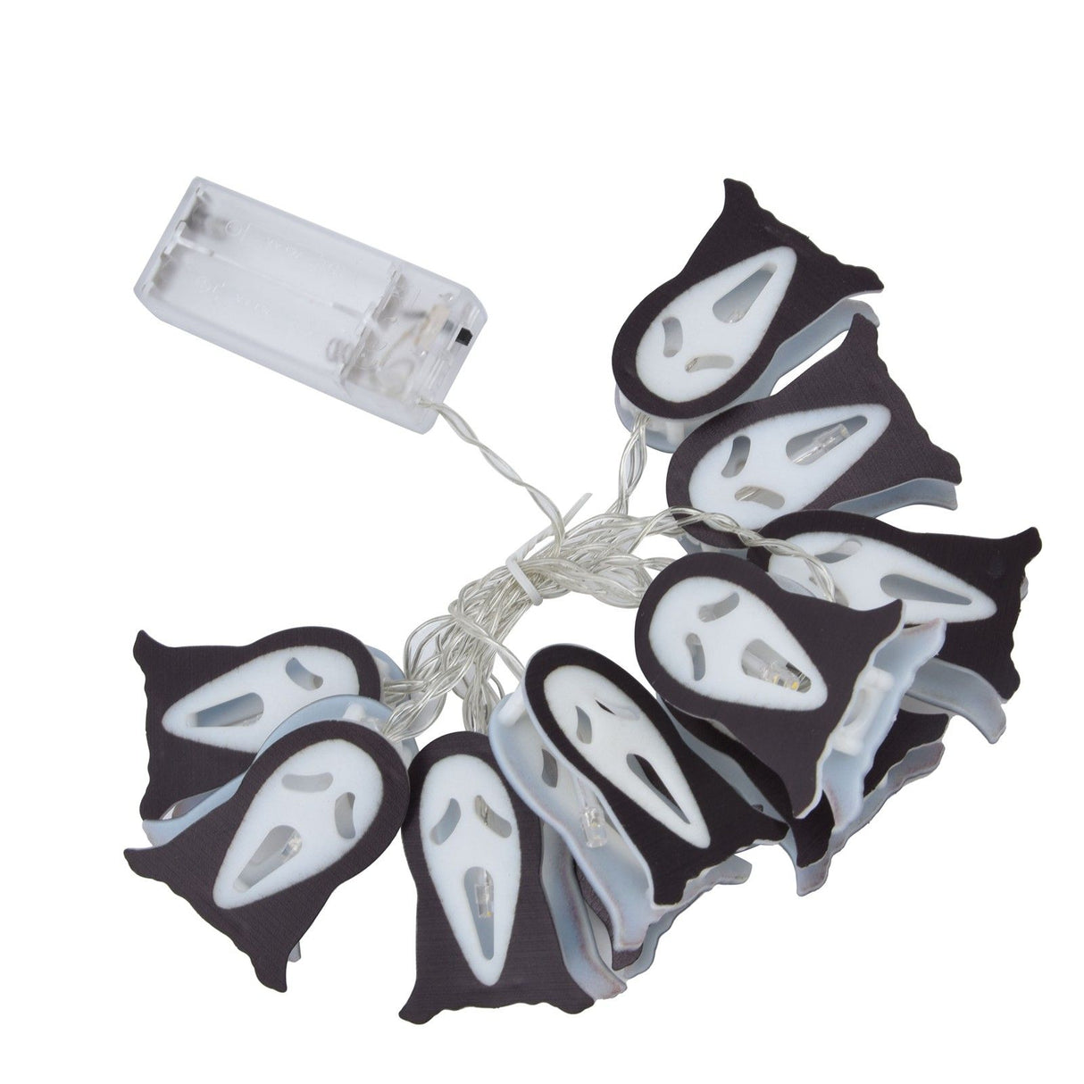 Halloween Ghosts String Lights 10LED String Light for Outdoor Indoor Holiday Decoration Battery Operated
