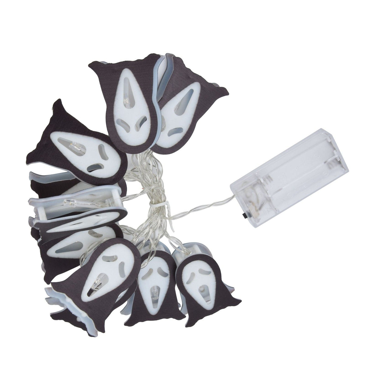Halloween Ghosts String Lights 10LED String Light for Outdoor Indoor Holiday Decoration Battery Operated