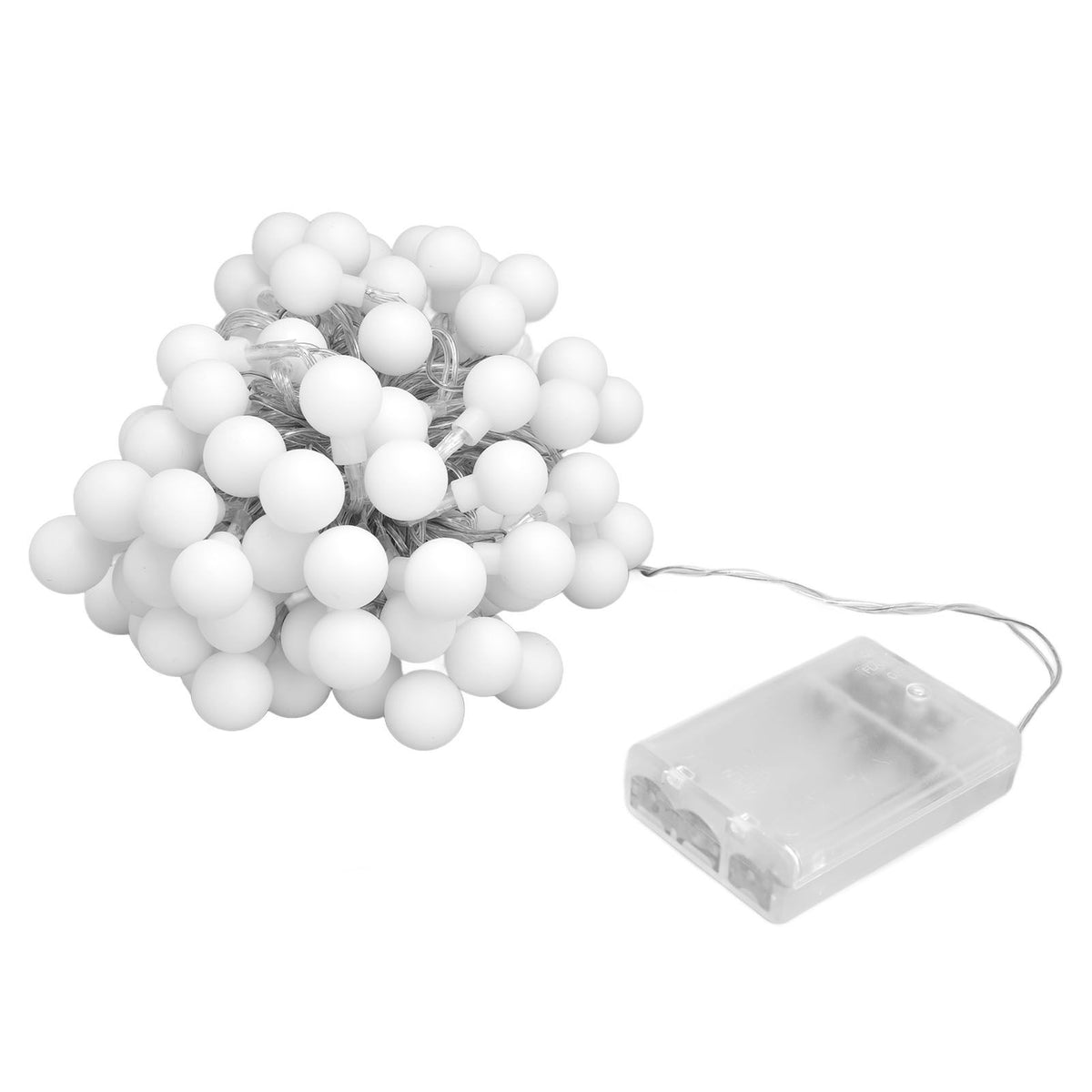 10m LED Artificial Pearl String Lamp 100LED Decorative Spherical String Light with 2 Lighting Modes